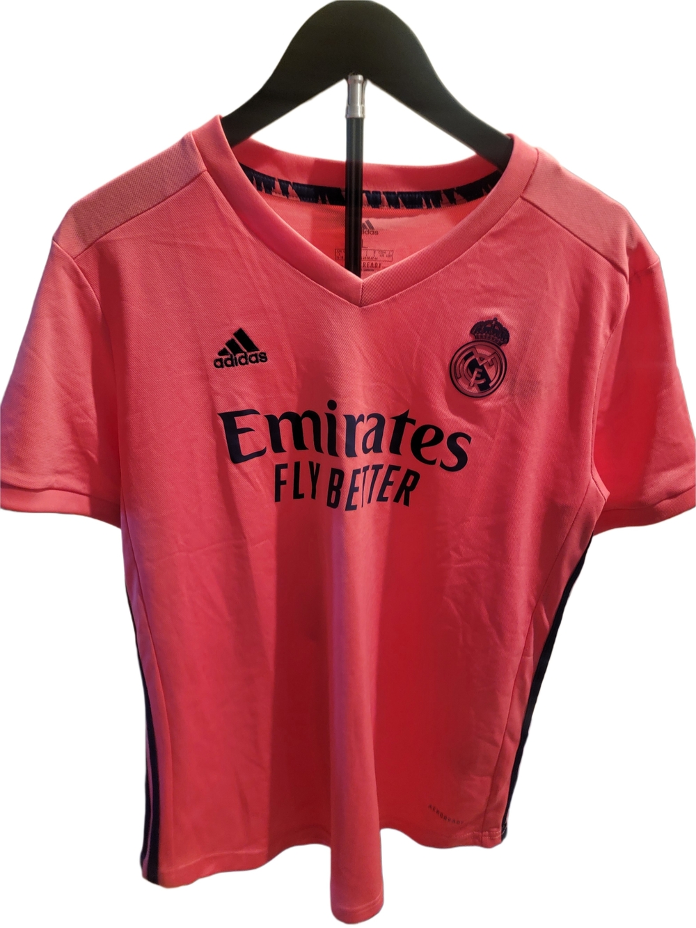 Adidas - Real Madrid Jersey - Pink 2020/21 Away Shirt Women’s Size L